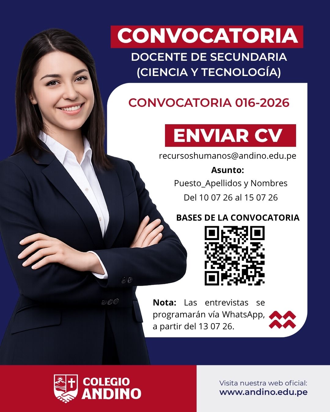 Convocatoria Secundaria